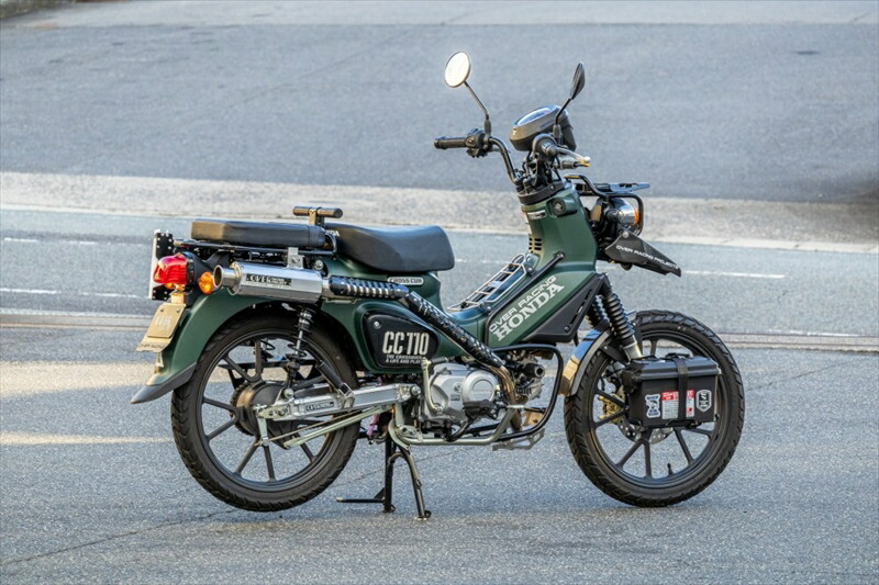 バイクパーツ マフラー オーヴァーレーシング SESMIC-mini UP 16-125-041 4539770130090 クロスカブ110 22-