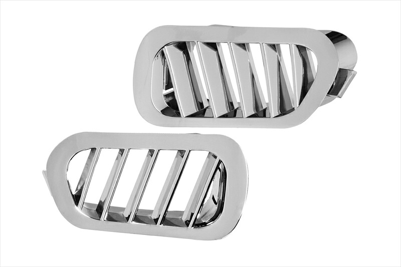 バイクパーツ I.L.Motorsport(アイエルモータースポーツ) サイドデフロスター クローム NA1-0035C 4550255849245 7,997円