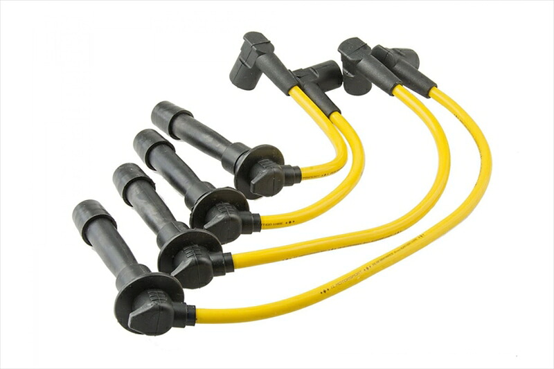 バイクパーツ I.L.Motorsport(アイエルモータースポーツ) プラグコード 8mm イエロー NAB-5149 4550646135346