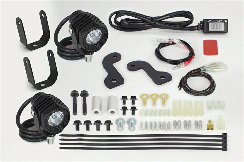 バイクパーツ 電装系SP TAKEGAWA(スペシャルパーツタケガワ) LEDフォグランプキット3.0 950 05-08-06474514162846384｜バイク用品はとやグループ2号店
