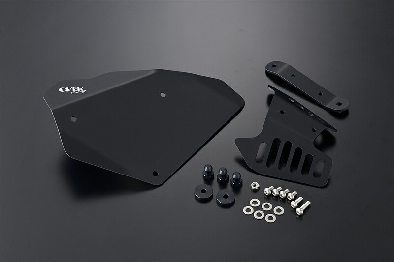 バイクパーツ OVER RACING(オーバーレーシング) サイドカバー Type2 L側 BLK 57-012-022B 4539770131202