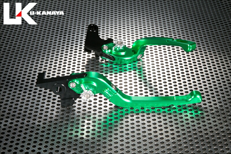 バイクパーツU-KANAYA(ユーカナヤ) レバーセット Rタイプ GN/GDKA083-011-07074550646205162｜バイク用品はとやグループ2号店