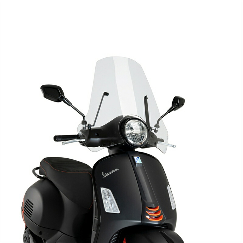 バイクパーツ 外装プーチ ウインドシールド GTS TOURING クリア VESPA GTS300 23-21769W 4571414857383｜バイク用品はとやグループ2号店