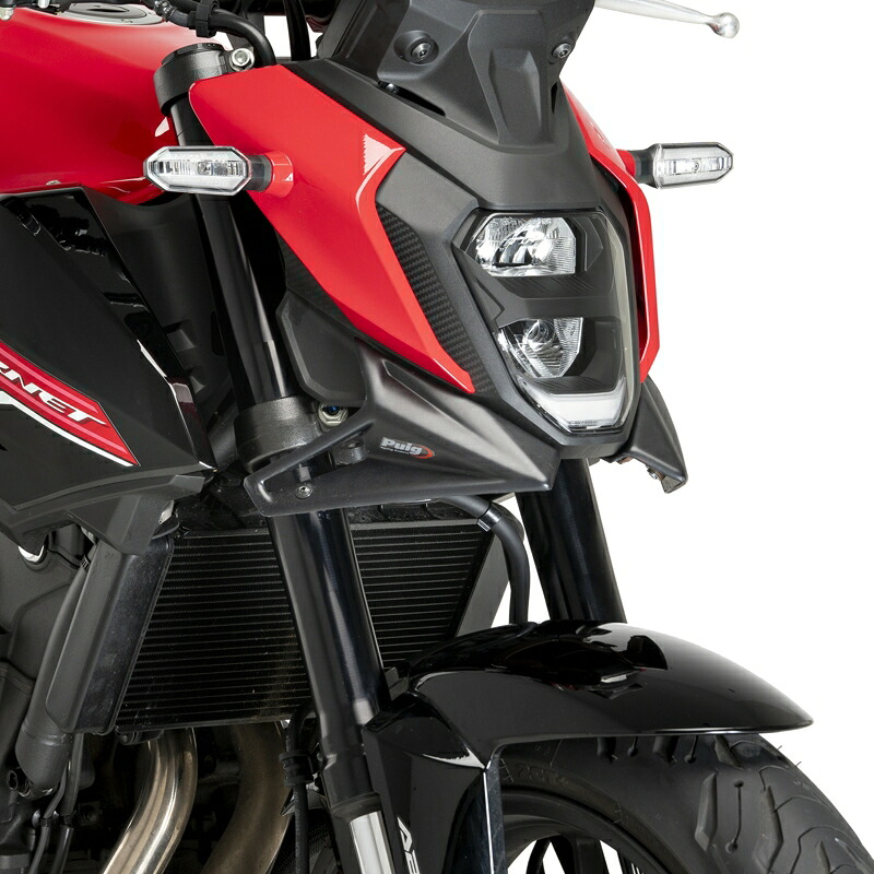 バイクパーツPUIG(プーチ) フロントダウンフォースネイキッドスポイラー マットブラック21936J4571414859226|バイク用品はとやグループ2号店