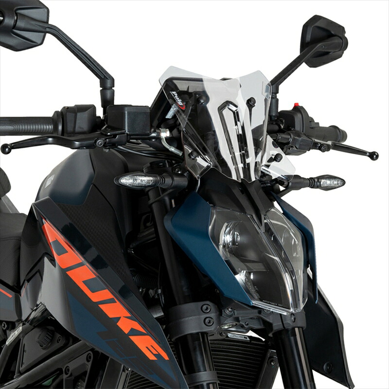 バイクパーツ 外装 プーチ ニュージェネレーションNKスクリーン SPORT クリア 125 DUKE 24-/390DUKE 24- 21997W 4571414859257