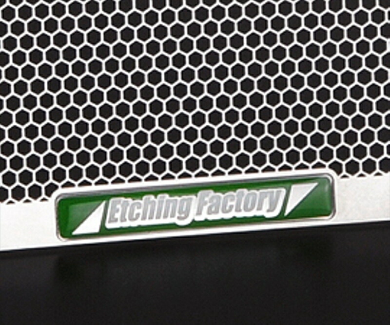 バイクパーツ 冷却系 エッチングファクトリー ラジエターコアガード エンブレム緑 MT-07 25 RGY-MT07-02 4550646222107ラジエーター