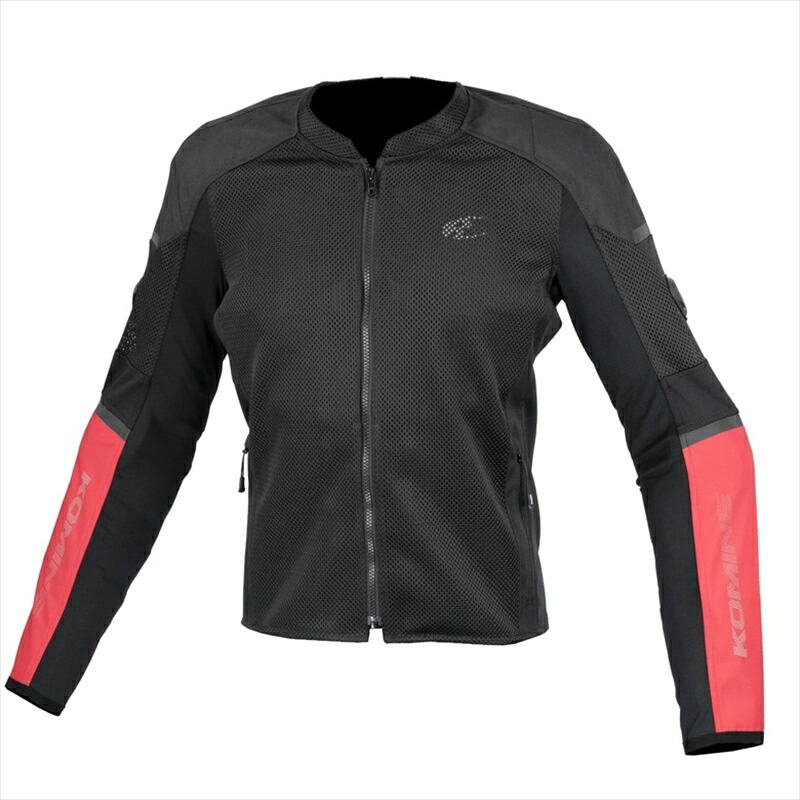【5日前後で発送】バイクパーツ ウェア コミネ JK-180 HEAVY MESH ジャケット Black-Red 3XL 07-180 4582611243732