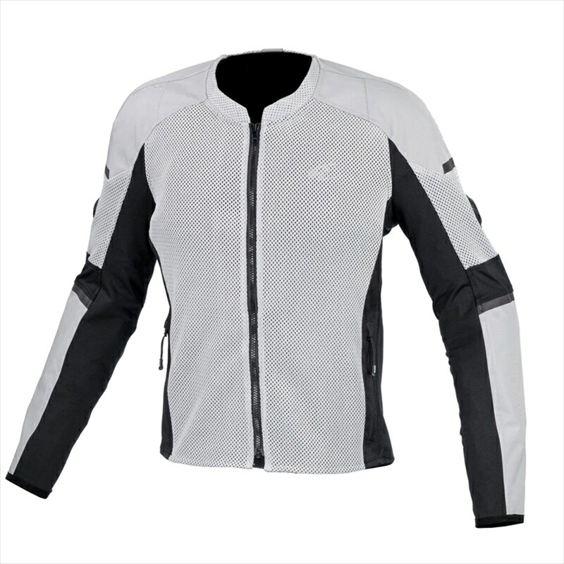 バイクパーツ ウェアコミネ JK-180 HEAVY MESH ジャケット Light-Grey 2XL07-180 4582611243794|バイク用品はとやグループ2号店