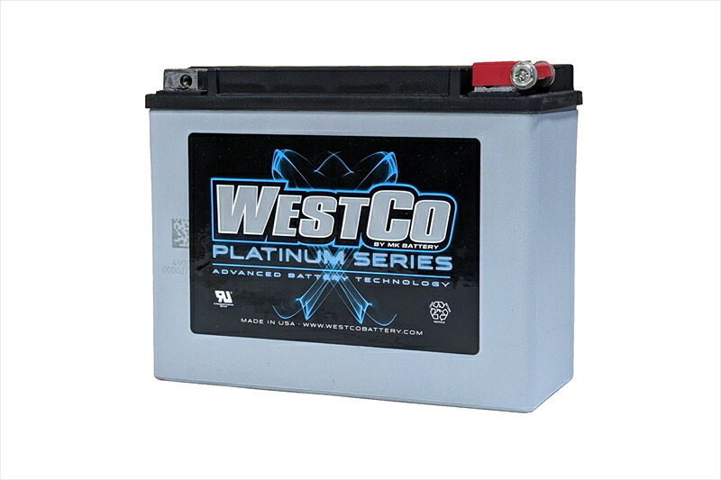 【5日前後で発送】バイクパーツWESTCO(ウエストコ) バッテリー Platinum 12V/20AhWCP184550255775360｜バイク用品はとやグループ2号店