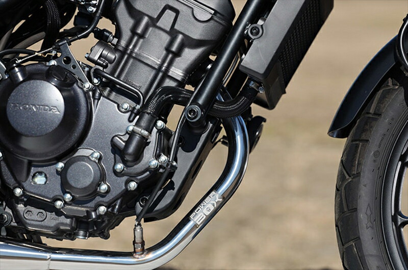 バイクパーツ マフラー スペシャルパーツタダオ パワーボックスパイプ ポリッシュ CL250 8BK-MC57 23- CL2-PB-02 4571117960717