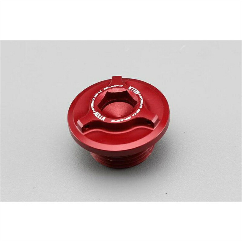 【5日前後で発送】バイクパーツ 冷却系 アエラ オイルフィラーキャップ 6角穴タイプ RD AE-71011-RD 4573641253884