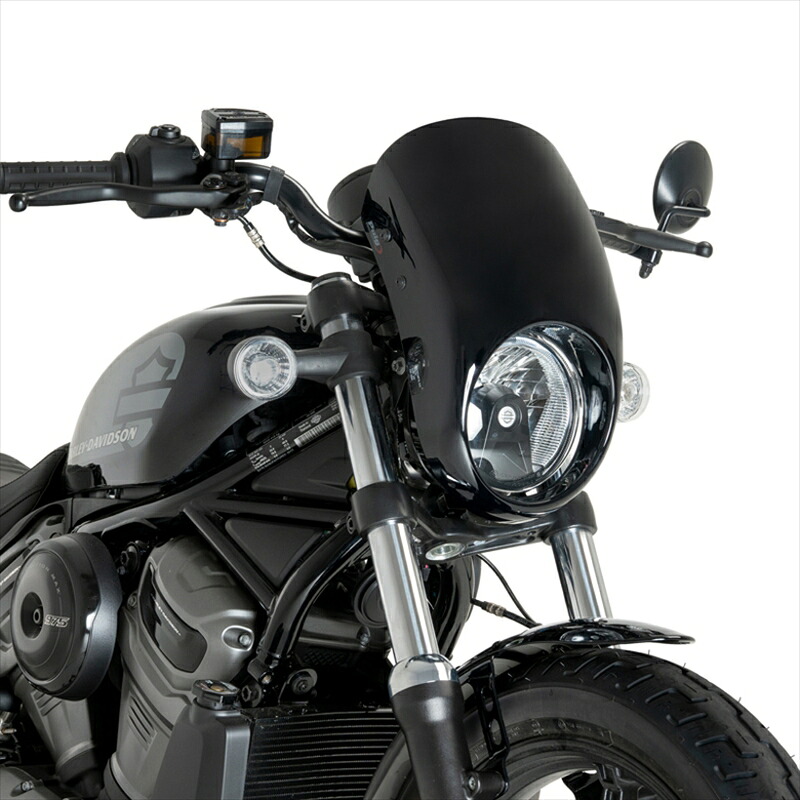 バイクパーツ 外装プーチ セミフェアリング ANARCHY ブラック HARLEY DAVIDSON NIGHTSTER 975 SPECIAL 23-21956N 4571414858564｜バイク用品はとやグループ2号店 30,531円