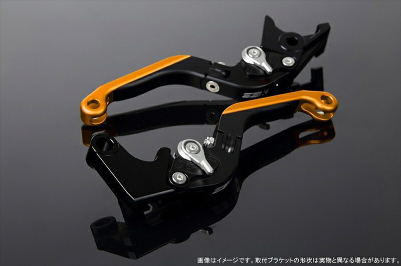 【5日前後で発送】バイクパーツ ハンドル エスエスケイ スピードラ アジャストレバー 可倒延長式 Mブラック/Mシルバー/MゴールドGSX-R1000 07-08 LVGM049BK-SRGD 4580540639046