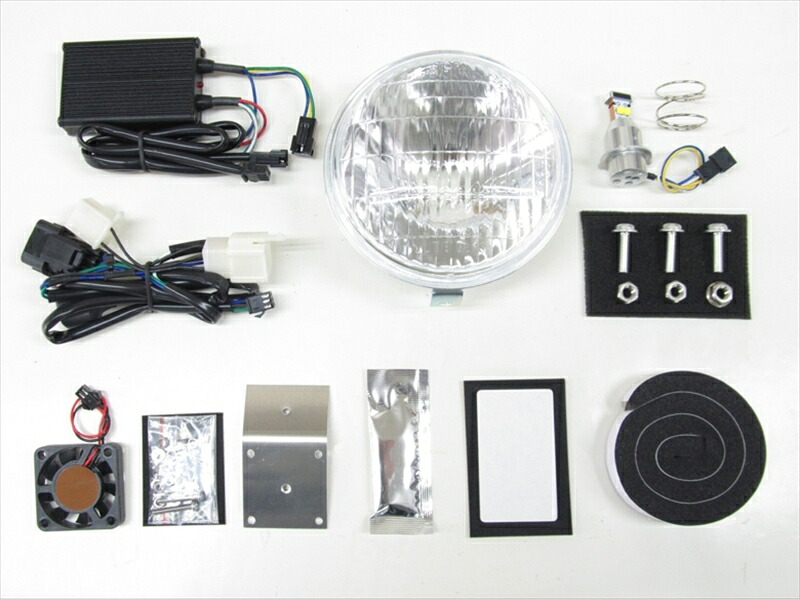 バイクパーツ 電装系 プロテック LBH-H43 LEDクラシカルヘッドライト 6000k スーパーカブ110プロ年式22-/JA61 63025-60 4961421417746