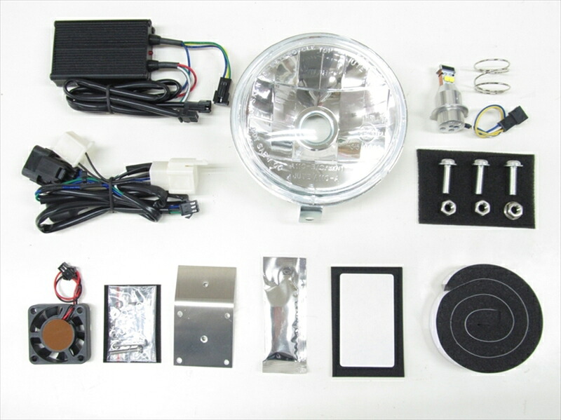 バイクパーツ 電装系 プロテック LBH-H45 LEDマルチリフレクターヘッドライト 6000k スーパーカブ110プロ年式22-/JA61 64025-60 4961421417760