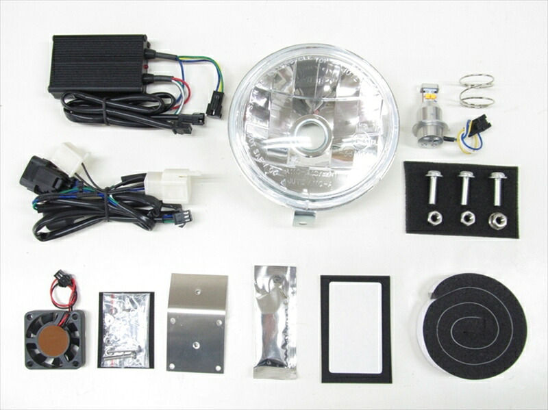 バイクパーツ 電装系プロテック LBH-H46 LEDマルチリフレクターヘッドライト 3000k スーパーカブ110プロ年式22-/JA6164025-30 4961421417777|バイク用品はとやグループ2号店