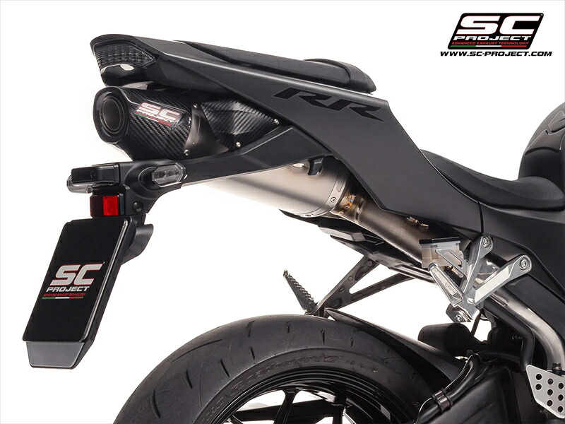 バイクパーツ SC-PROJECT(エスシープロジェクト) スリップオン SC-RRサイレンサー チタン H53A-185T 4550646261250
