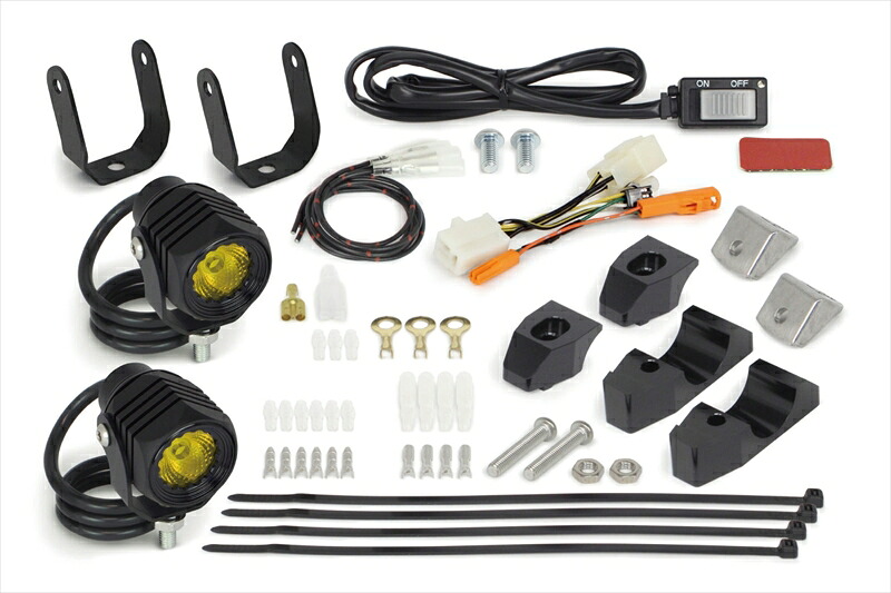 バイクパーツSP TAKEGAWA(SP武川) LEDフォグランプキット3.0 950/レモンイエロー 2個入 05-08-06704514162848449｜バイク用品はとやグループ2号店