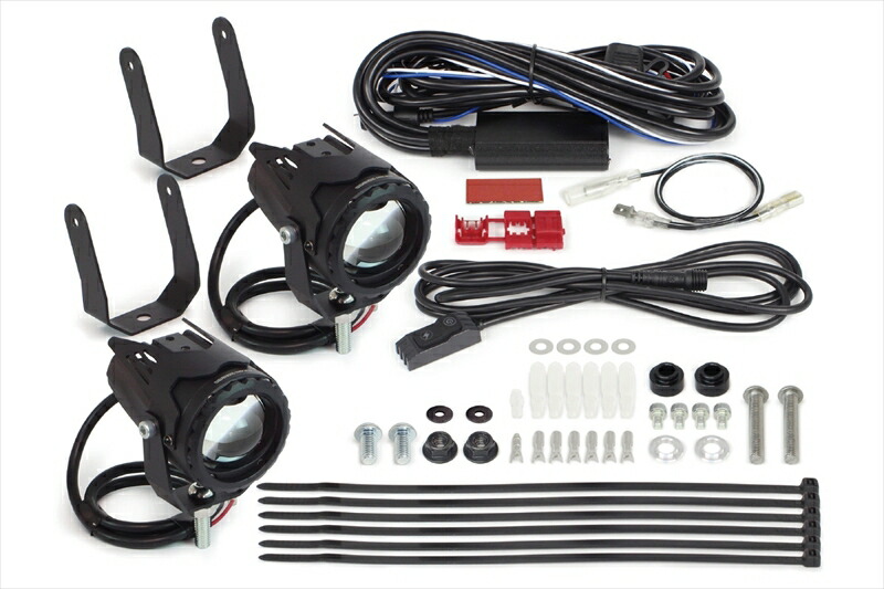 【5日前後で発送】バイクパーツ SP TAKEGAWA(SP武川) LEDフォグランプキット カットライン/15W/2色 2個入 05-08-0703 4514162848777