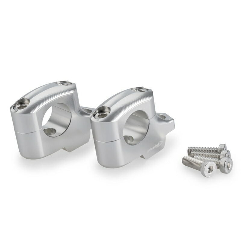 バイクパーツ PUIG(プーチ) プルバックライザー Silver 22141P 4571414862103