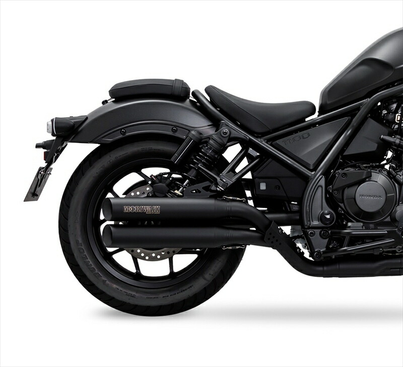 【在庫有り】バイクパーツ マフラー MORIWAKI ENGINEERING(モリワキエンジニアリング) CROSS TWIN フルEX BLACK Rebel1100 ’21-’24 ’25-/T’23-24’25-/S-Edition ’25- 01810-CG803-00 4527350173216