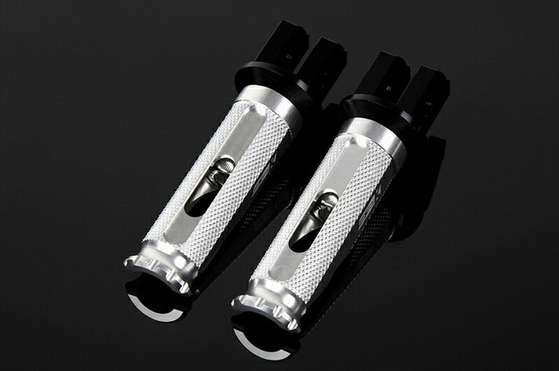 【5日前後で発送】バイクパーツ ステップ エスエスケイ スピードラ アルミ削タンデムステップ レーシング パッセンジャー用/取付部カラー:ブラック/ステップバーカラー:シルバー AFPR219SR 4580540761297