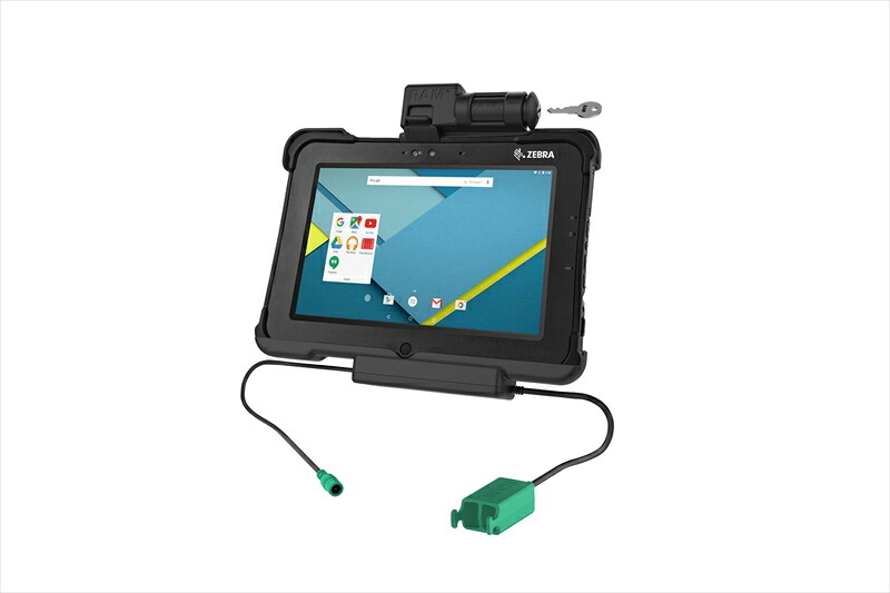 バイクパーツ 電子機器類 RAM MOUNTS(ラムマウント) GDSパワードック Zebra XSLATE L10専用 ボール無 RAM-HOL-ZE15PD2KLU 4550255897383