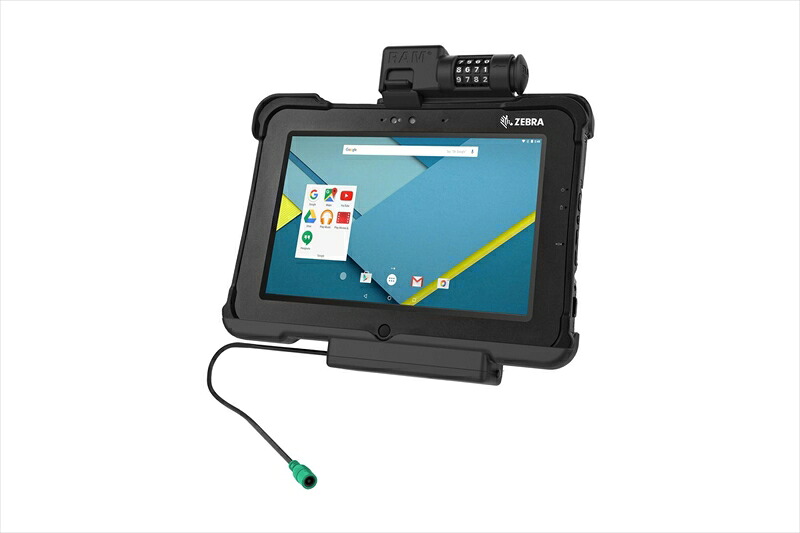 バイクパーツ 電子機器類 RAM MOUNTS(ラムマウント) GDSパワードック Zebra XSLATE L10専用 ロック付 ボール無 RAM-HOL-ZE15PCLU 4550255923402