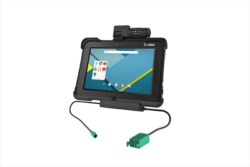 バイクパーツ 電子機器類 RAM MOUNTS(ラムマウント) GDSパワードック Zebra XSLATE L10専用 USB TypeAポートx2 ボール無 RAM-HOL-ZE15PD2CLU 4550255923419
