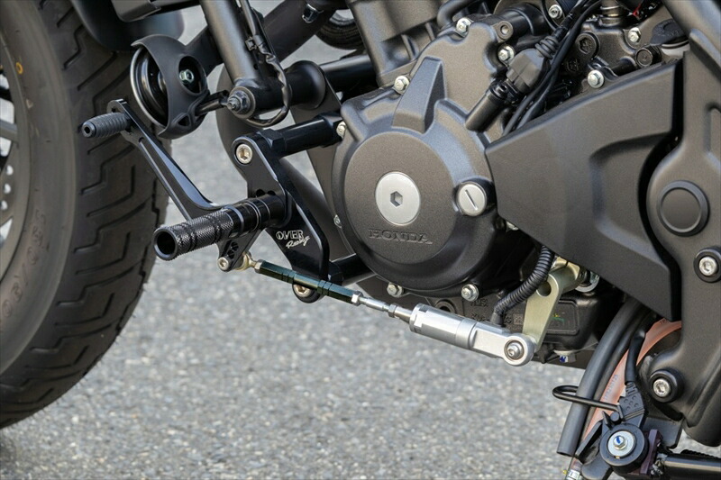 バイクパーツ OVER RACING(オーバーレーシング) フォワードコントロールステップ 4P ブラック 51-132-01B 4539770133091