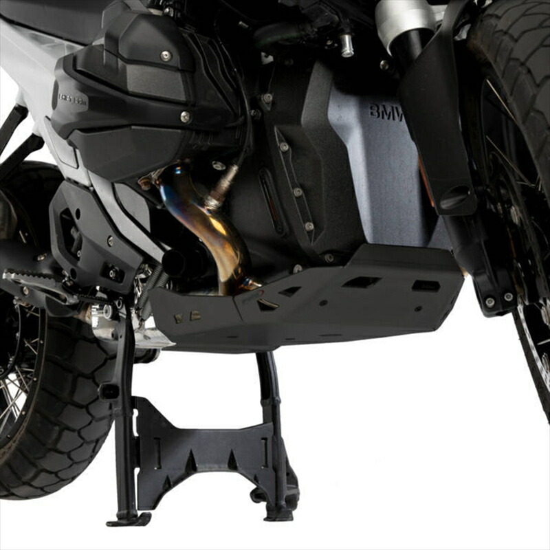 バイクパーツ 外装PUIG(プーチ) アンダーガード ブラック21829N4571414855396｜バイク用品はとやグループ2号店