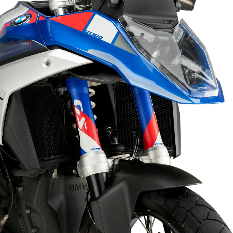 バイクパーツ アクセサリー PUIG(プーチ) フォークプロテクター ブルー 22051A 4571414856966