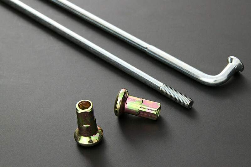 バイクパーツ PMC(ピーエムシー) メッキスポークセット ユニクロニップル 72-51734589641279786｜バイク用品はとやグループ2号店