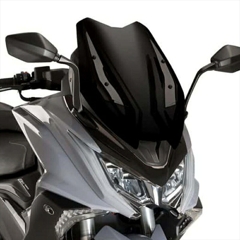 バイクパーツ 外装 PUIG(プーチ) V-TECHスクリーン SPORT ブラック 9478N 4549950569893