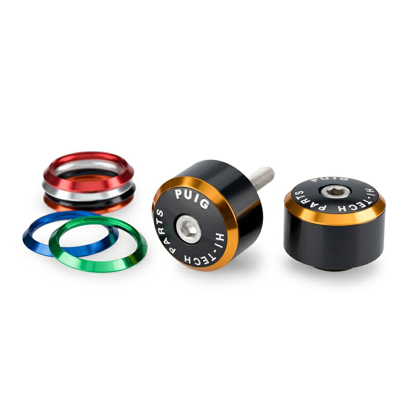 バイクパーツPUIG(プーチ) バーエンド BALANCE ブラック21978N4571414860376|バイク用品はとやグループ2号店