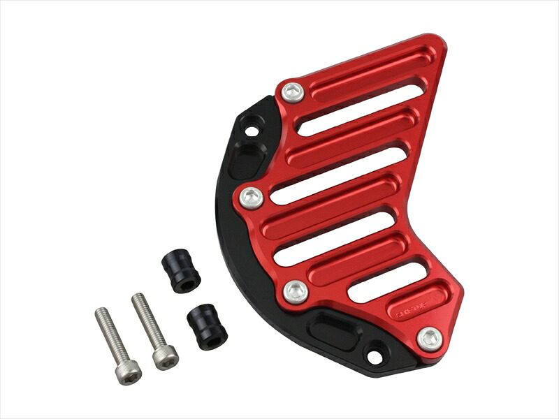 バイクパーツ SHIFT UP(シフトアップ) ビレットスプロケットカバー ブラック/レッド 260201-62 4580425074047