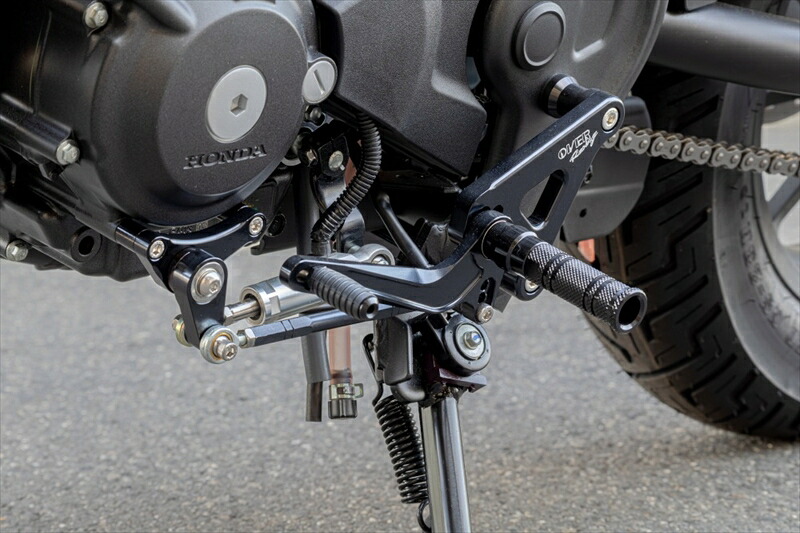 バイクパーツOVER RACING(オーバーレーシング) バックステップ 4P ブラック51-132-02B4539770133114|バイク用品はとやグループ2号店