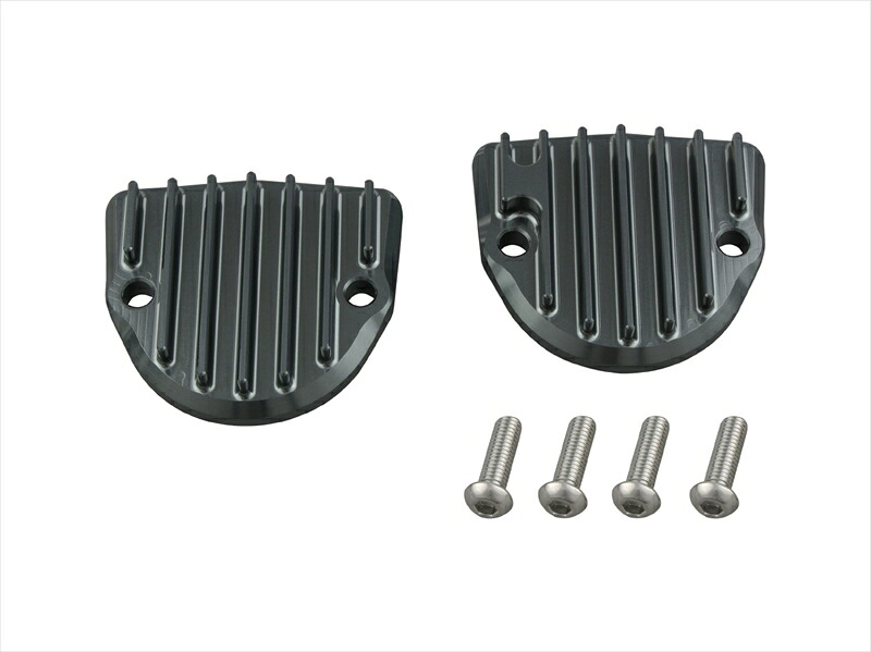 バイクパーツ SHIFT UP(シフトアップ) ビレットフィンタペットキャップセット ガンメタ 290114-09 4580425073736