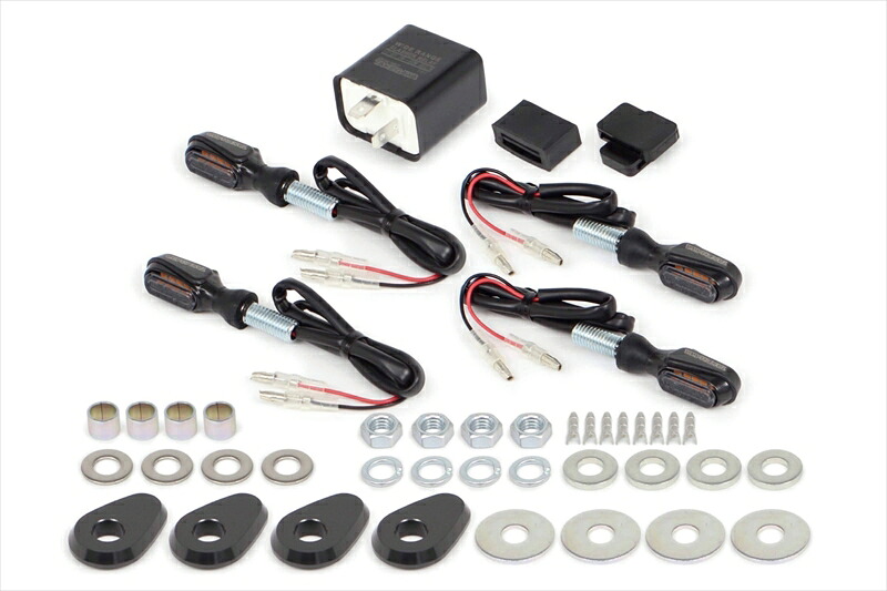 バイクパーツ SP TAKEGAWA(SP武川) ストリームラインミニLEDウインカー スモーク 05-08-0719 4514162849989