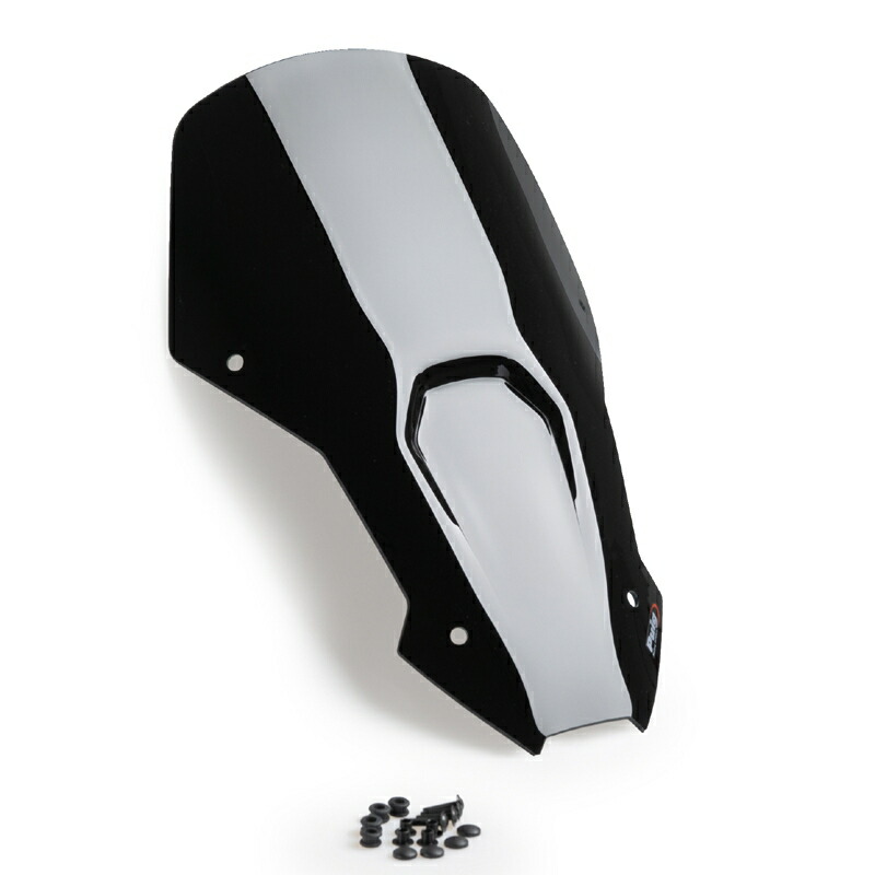 バイクパーツ 外装 PUIG(プーチ) レーシングスクリーン SPORT Black 21583N 4571414864329
