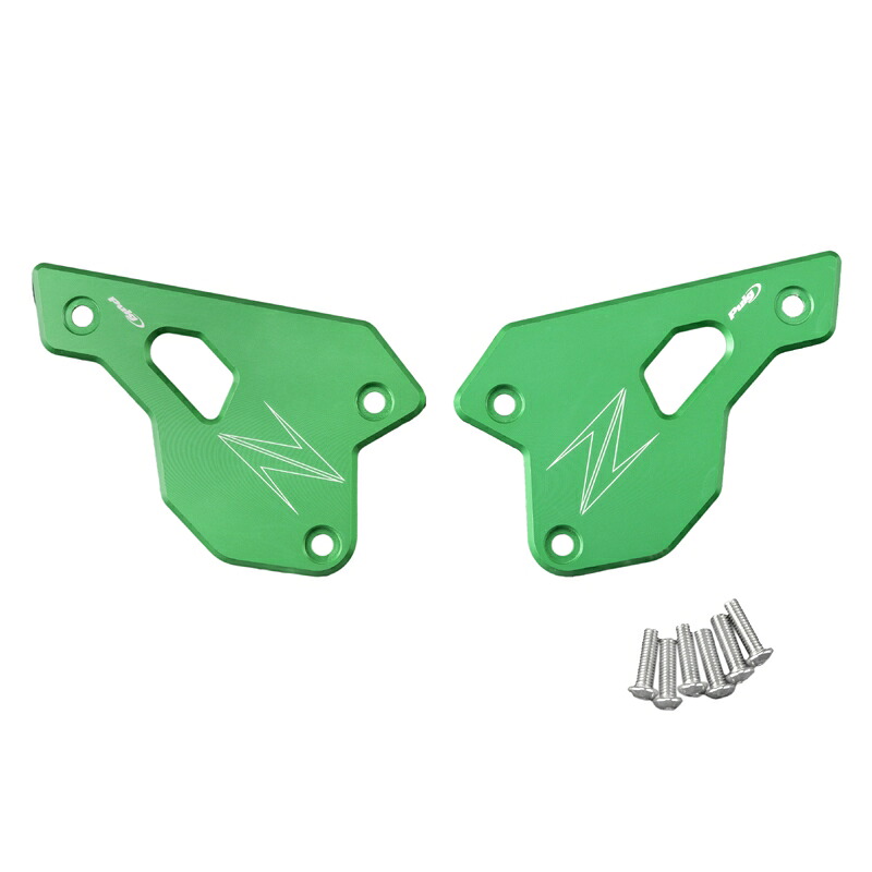 バイクパーツPUIG(プーチ) ヒールプレート Green22007V4571414864831｜バイク用品はとやグループ2号店