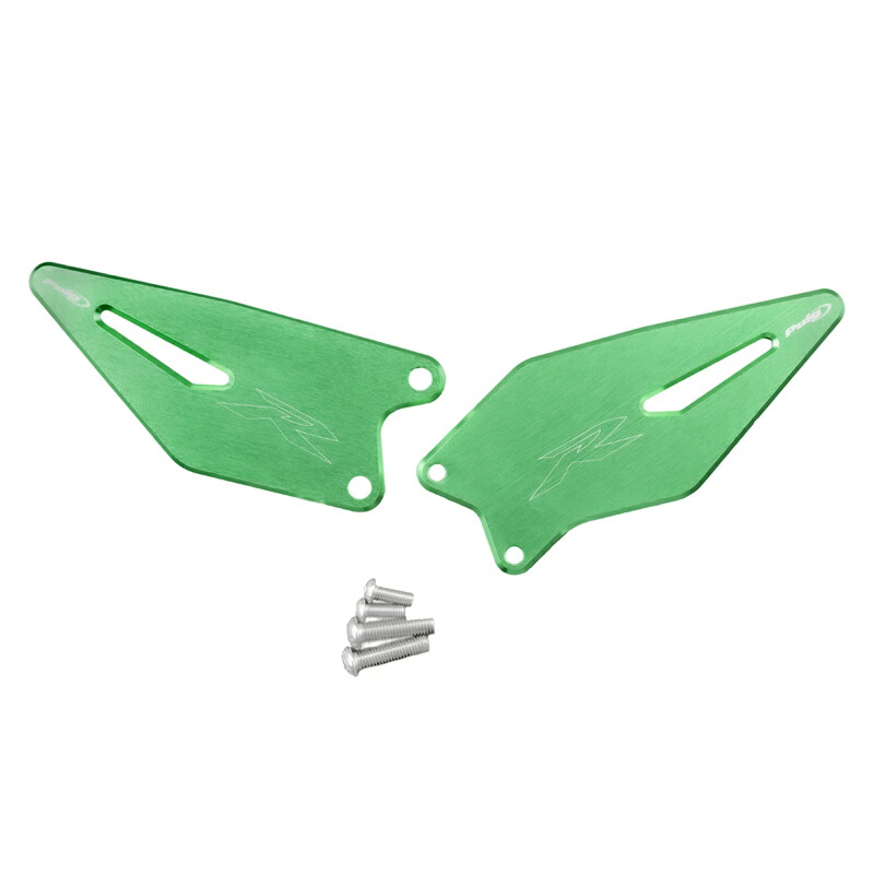 バイクパーツ 外装PUIG(プーチ) ヒールプレート Green22008V4571414864862|バイク用品はとやグループ2号店