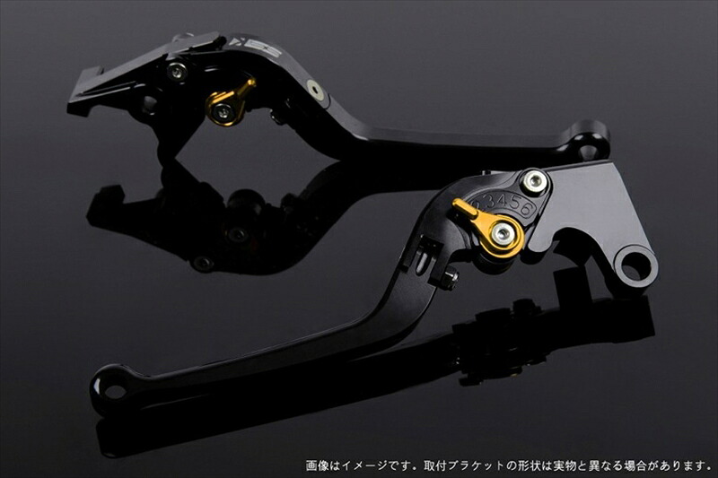 【5日前後で発送】バイクパーツ ハンドルエスエスケイ スピードラ アジャストレバー スタンダード可倒式 ブラック/ゴールド PCX125 JK05 21-23/PCX160 KF47 21-23LVAG078BK-GD 4580540715931｜バイク用品はとやグループ2号店