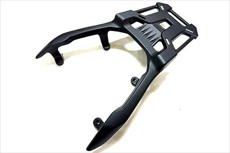バイクパーツ ALCANHANDS(アルキャンハンズ) リアキャリア ブラック タンデムバー一体型 E10100B 4582626700732