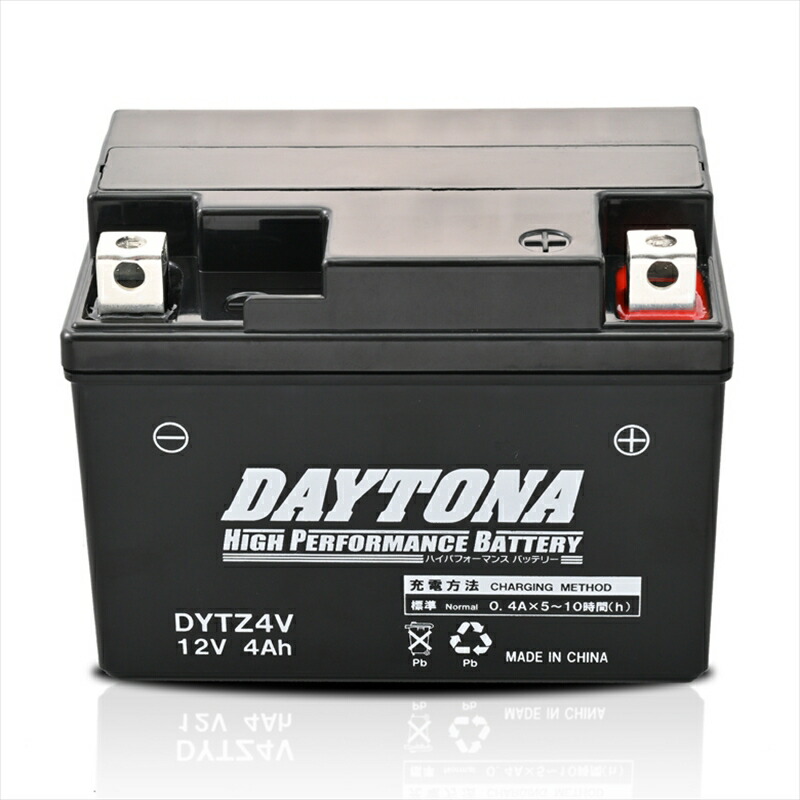 【5日前後で発送】バイクパーツ 電装系 デイトナ ハイパフォーマンスバッテリーDYTZ4V 49710 4909449665039
