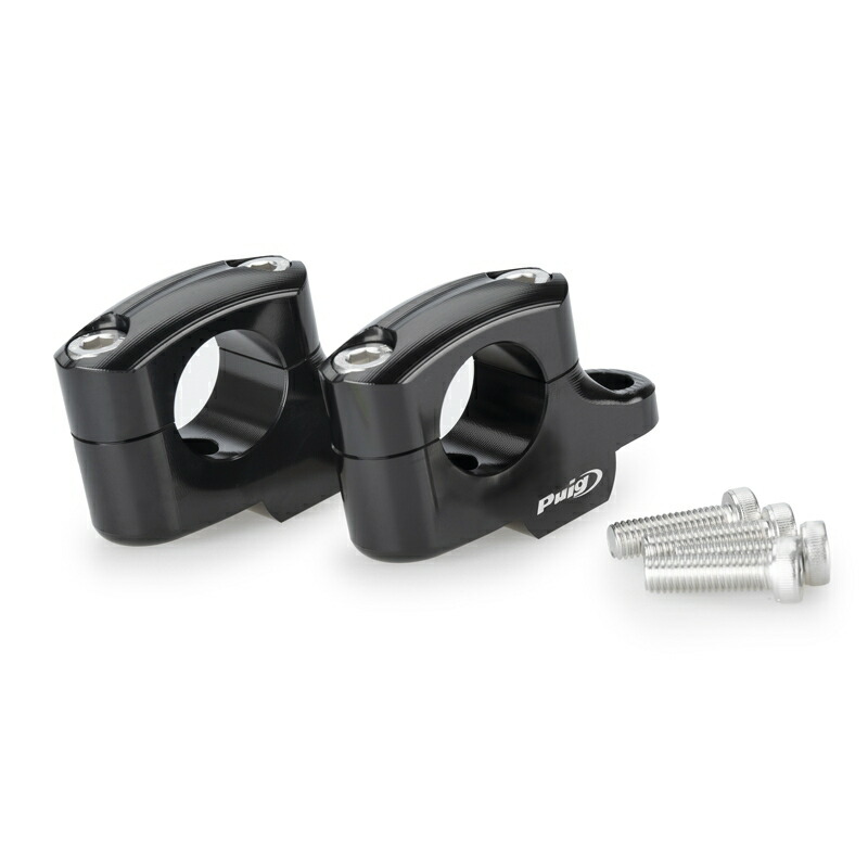 バイクパーツ PUIG(プーチ) プルバックライザー Black 22180N 4571414863780