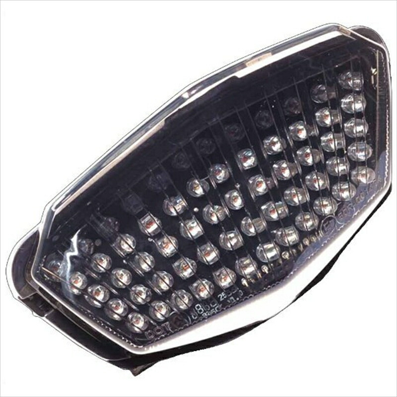 バイクパーツ 電装系 Valenti Moto(ヴァレンティモト) ジュエルLEDテールランプ クリア MTK-0825R-CC 4580277393853