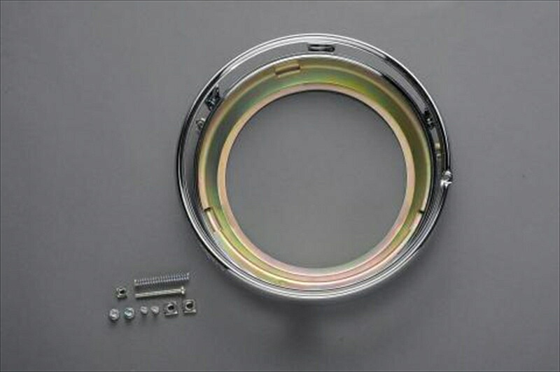 バイクパーツ 電装系 MRS(エムアールエス) ヘッドライトリムセット MRS-H75-L002 4548664853526