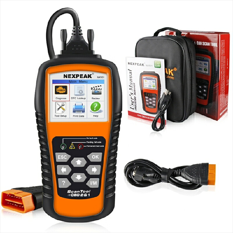 バイクパーツ メンテナンス NEXPEAK(ネクスピーク) OBD2 故障診断スキャンツール NX-OBD-YM-2 4550255559878