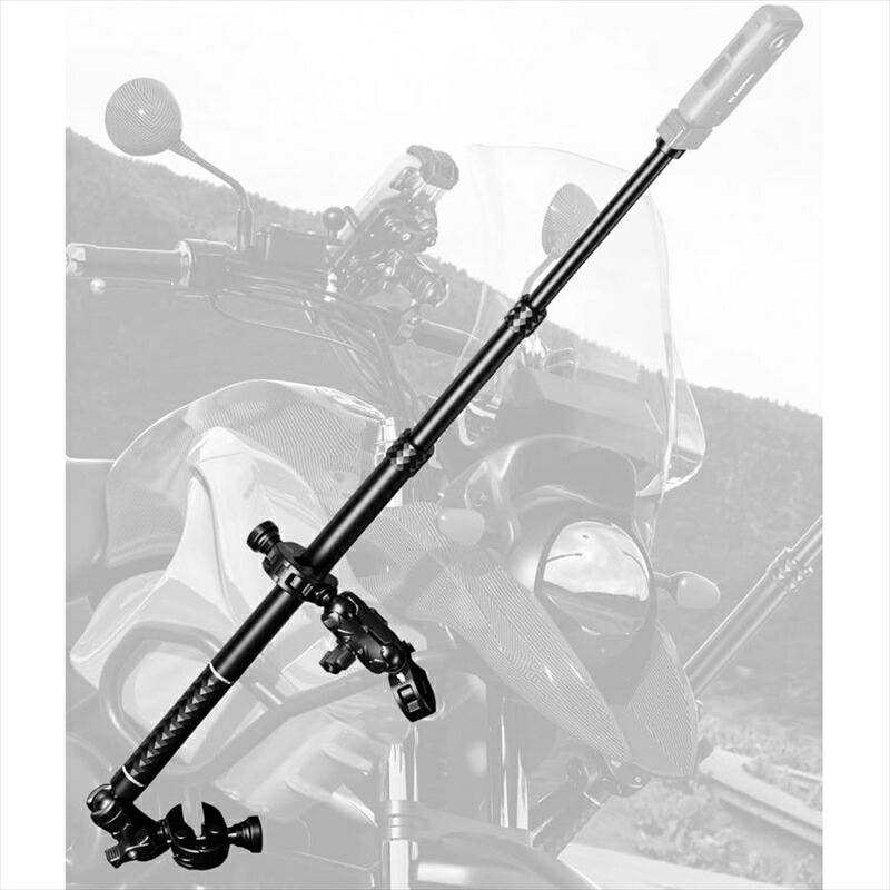 バイクパーツ 電子機器類 kaedear(カエディア) GOPRO＆INSTA360アクションカメラマウントキット KDR-QG-2 4580675597099